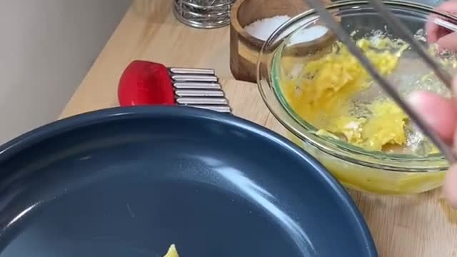2 Year Old Makes Pancakes #shorts