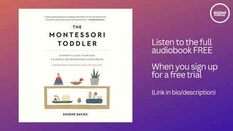 The Montessori Toddler Audiobook Summary Simone Davies