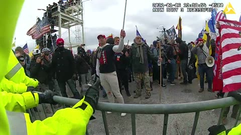 USCP storm in shooting at 2:04 and make a weak public address