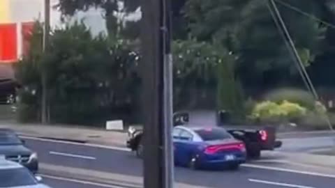 Police Take Out Truck Running Over People in Crowd