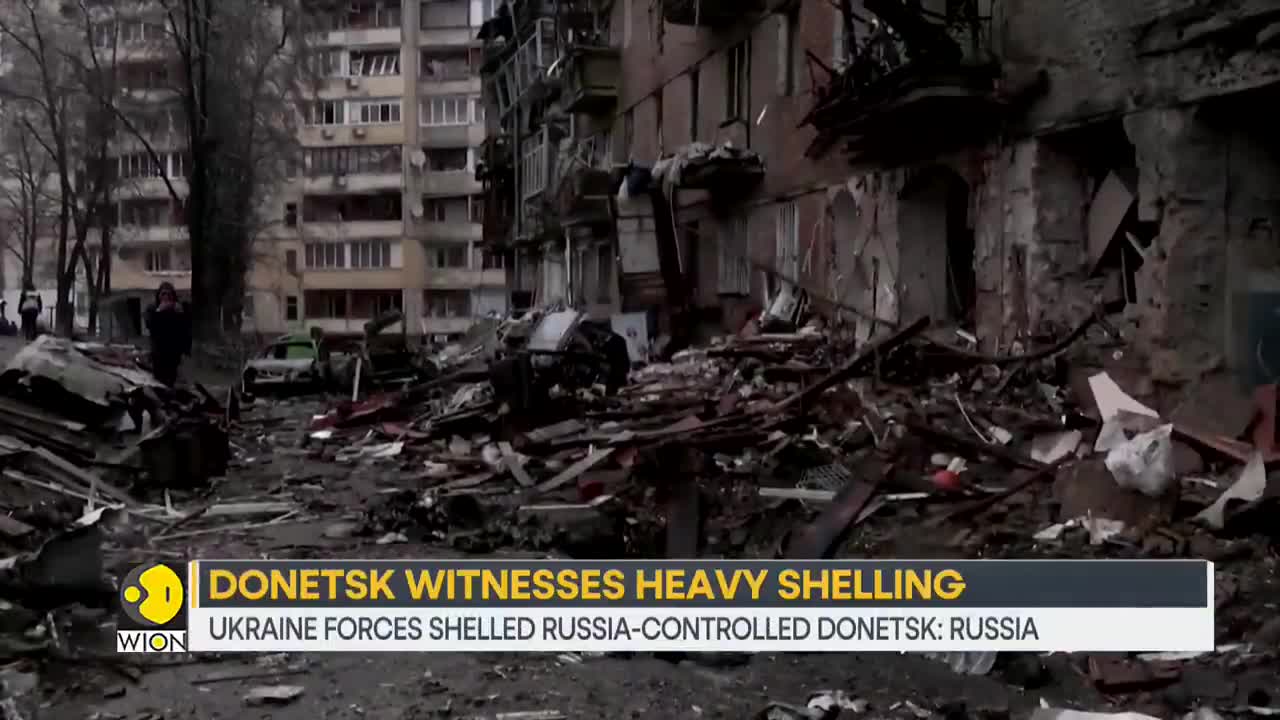 Ukraine forces shelled Russia-controlled Donetsk, says Russian officials_ Russia-Ukraine War Update