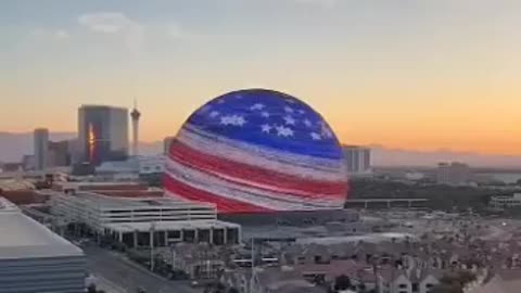 MSG Sphere says Happy 4th of July..🤩