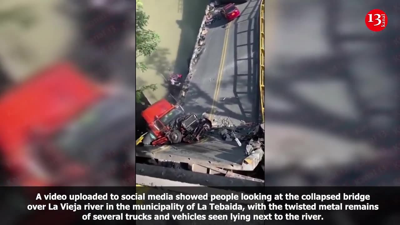 Two police officers dead, at least 15 injured in bridge collapse in Colombia