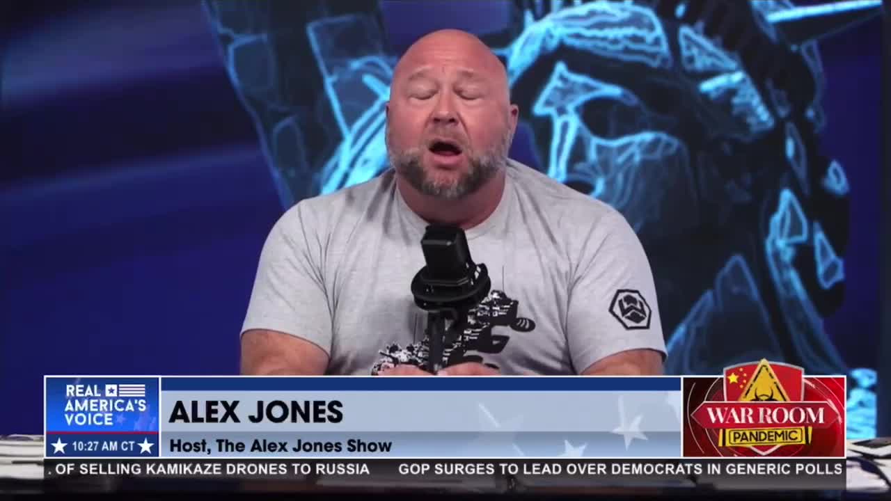 Alex Jones comforts Steve Bannon over possible jail time