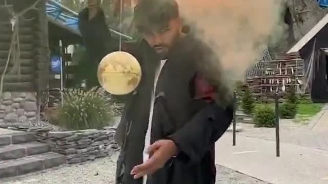 Floating globe