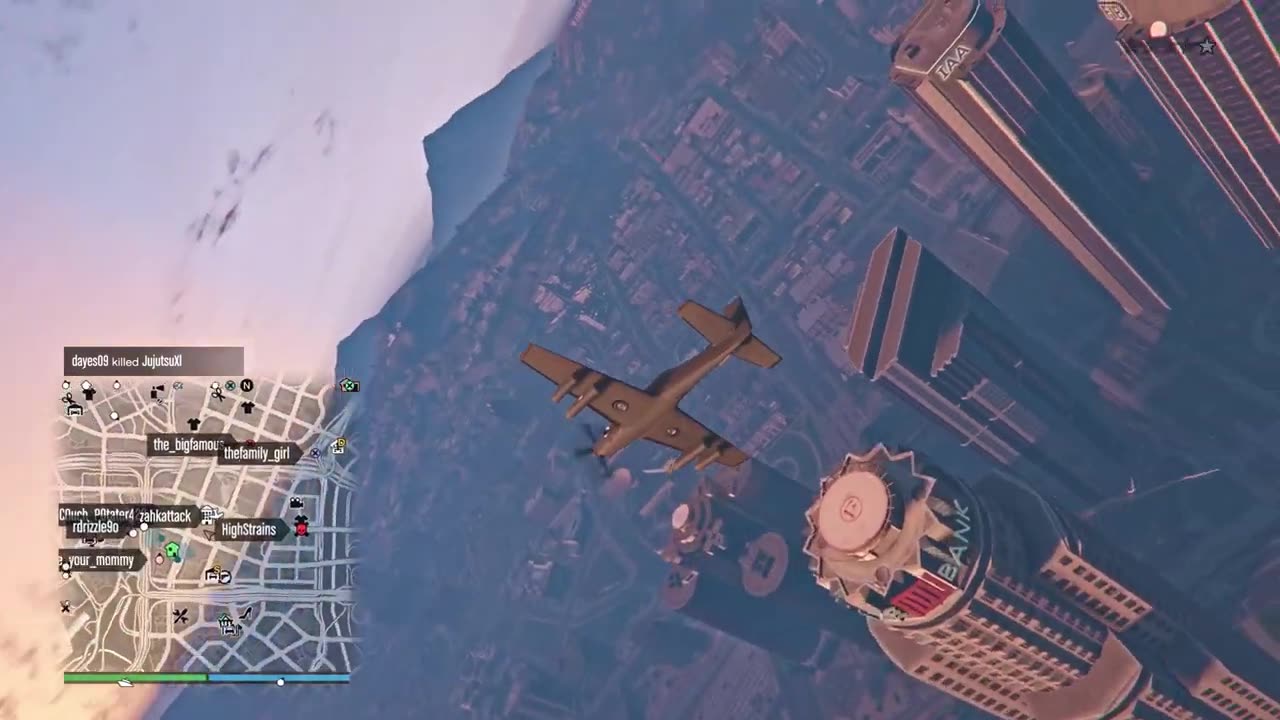 Intense Downtown Dogfight against Starling - GTA Online