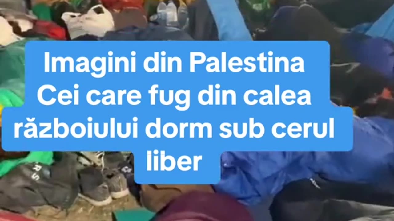 People running from war sleeping outdoors to the sky