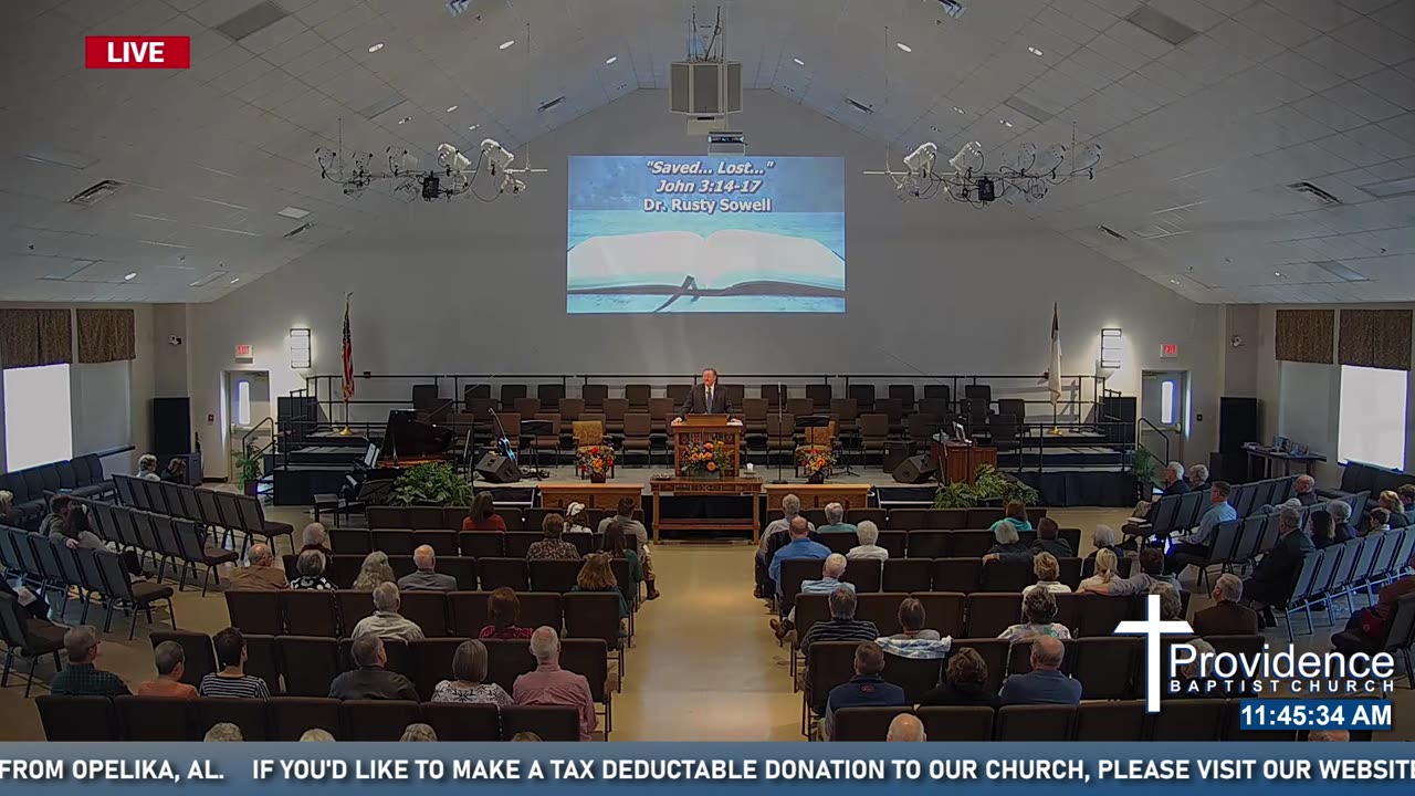 LIVE REPLAY: Providence Baptist Church on RSBN - Sunday, January 28, 2024