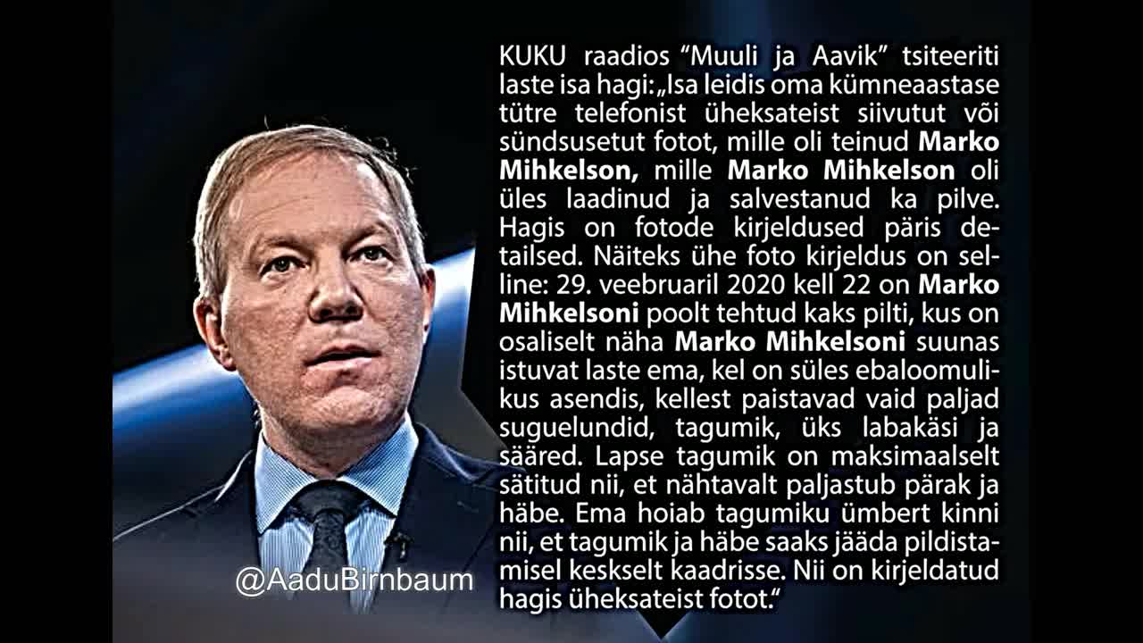 Siin on salvestus sellest saatest.