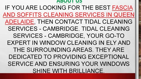 Best Fascia and Soffits Cleaning Services in Queen Adelaide