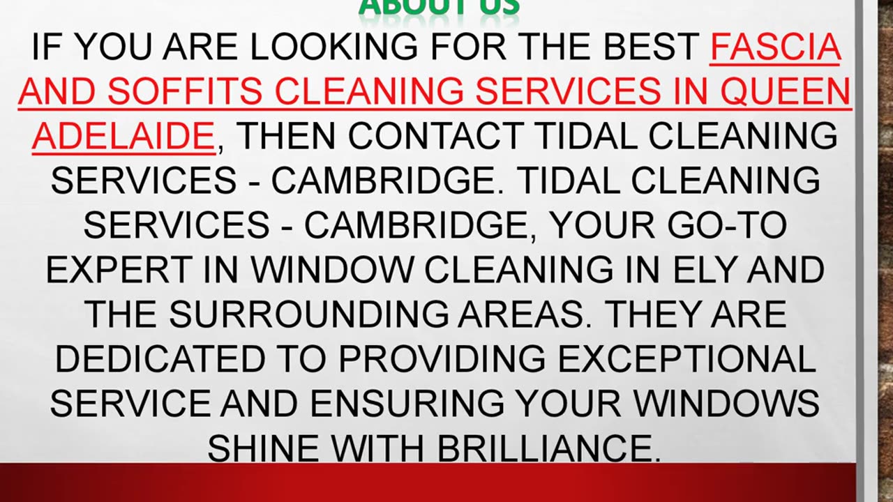Best Fascia and Soffits Cleaning Services in Queen Adelaide