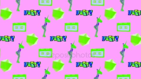 sexyy Dancing Unicorn in party space. Ideal for Nightt