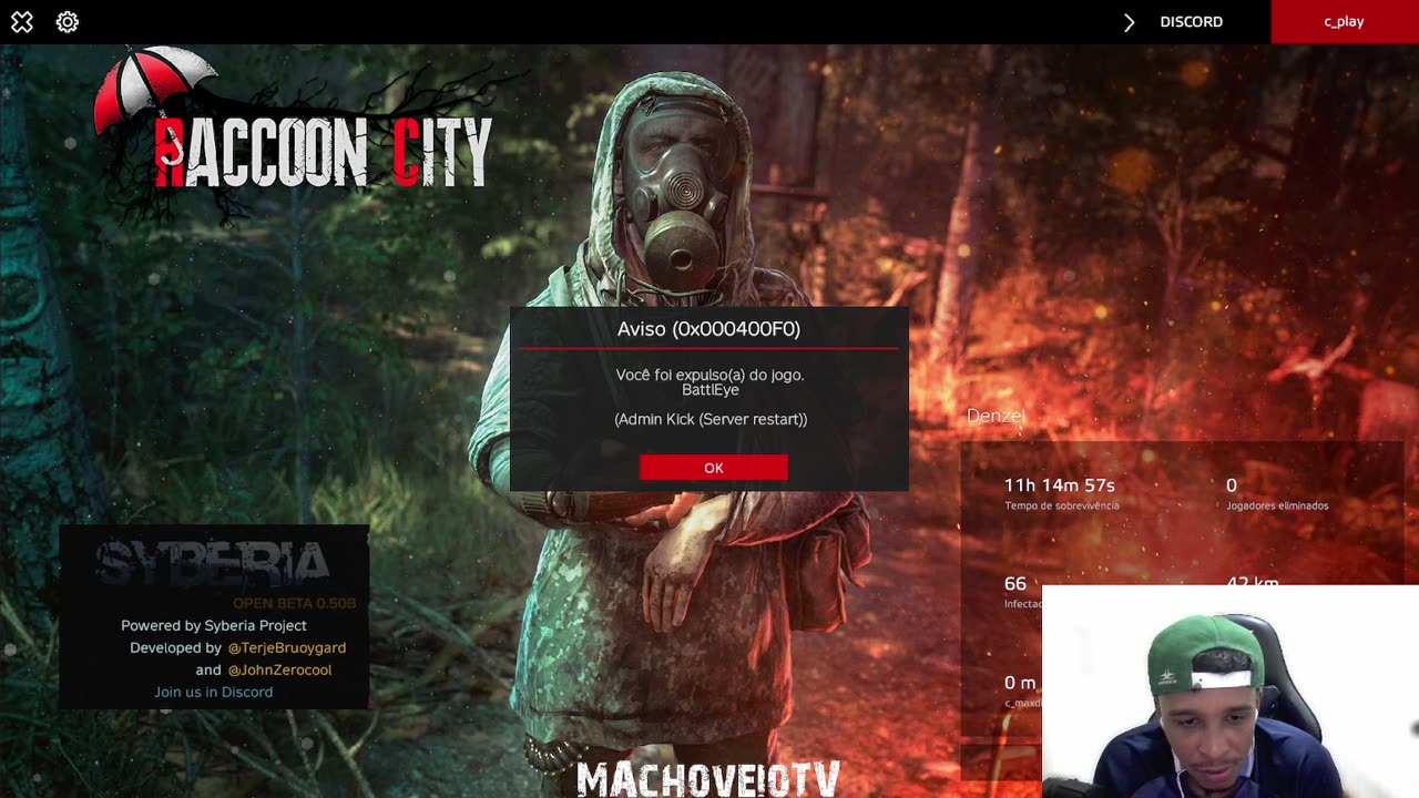 BRAZILIAN SURVIVOR IN THE CHAOS OF DEER ISLE IN DAYZ - Day 31 RACCON CITY HARDCORE SERVER