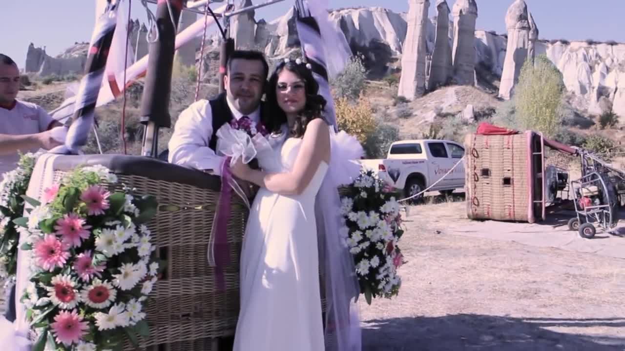 Wedding Invitation Cappadocia, Turkey - Hot Air Balloons