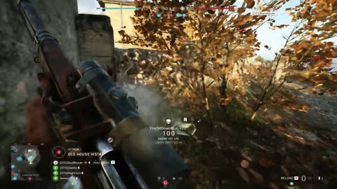 Battlefield 5 | On the fly hip fire action.