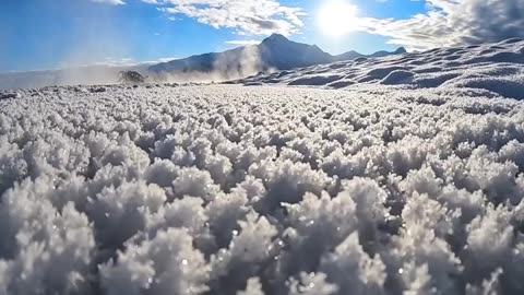 Ice crystal in Palmer Alaska