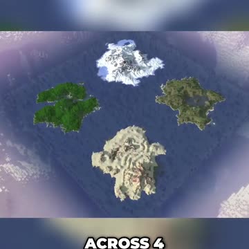 The Ultimate Minecraft Social Experiment: 1000 Players, 4 Islands