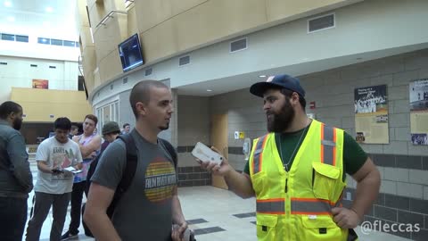 Student: "I'm fine with political violence".