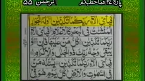 Surah Rahman With Urdu Translation