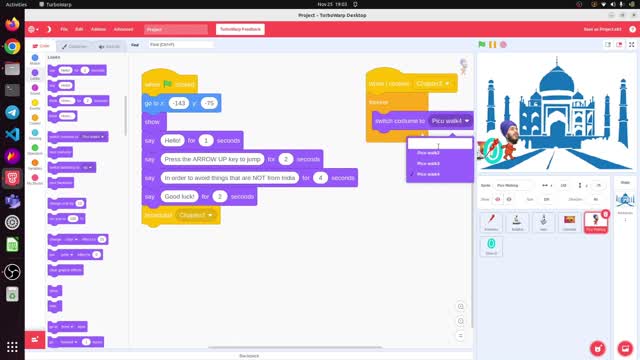 Game-Making In Scratch - Run and Jump Game and PT Submission