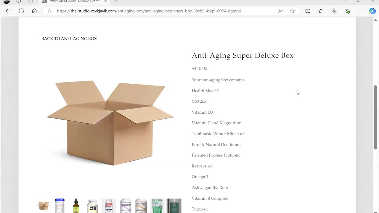 Anti-Aging Super Deluxe Box by Dr. Paul Cottrell