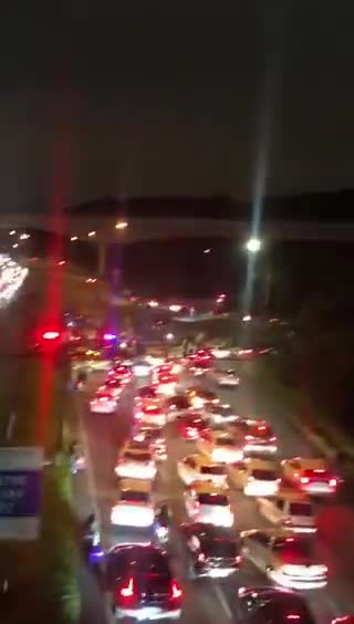 Access to Brazil's largest International Airport, Sao Paulo's GRU, is blocked by protesters