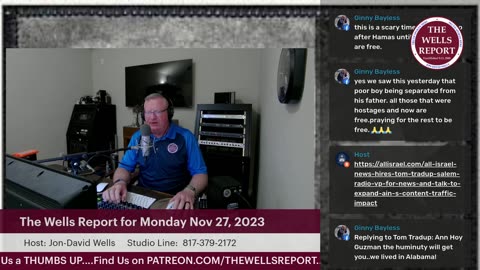 The Wells Report for Monday, November 27, 2023