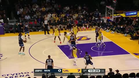 Russell Westbrook and Jaden McDaniels throw the ball back and forth at each other