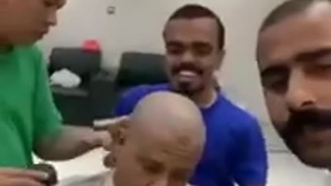 Funny surprise haircut