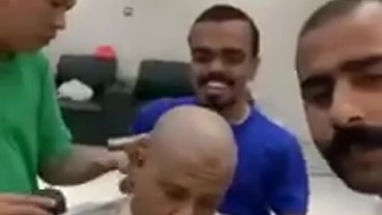 Funny surprise haircut