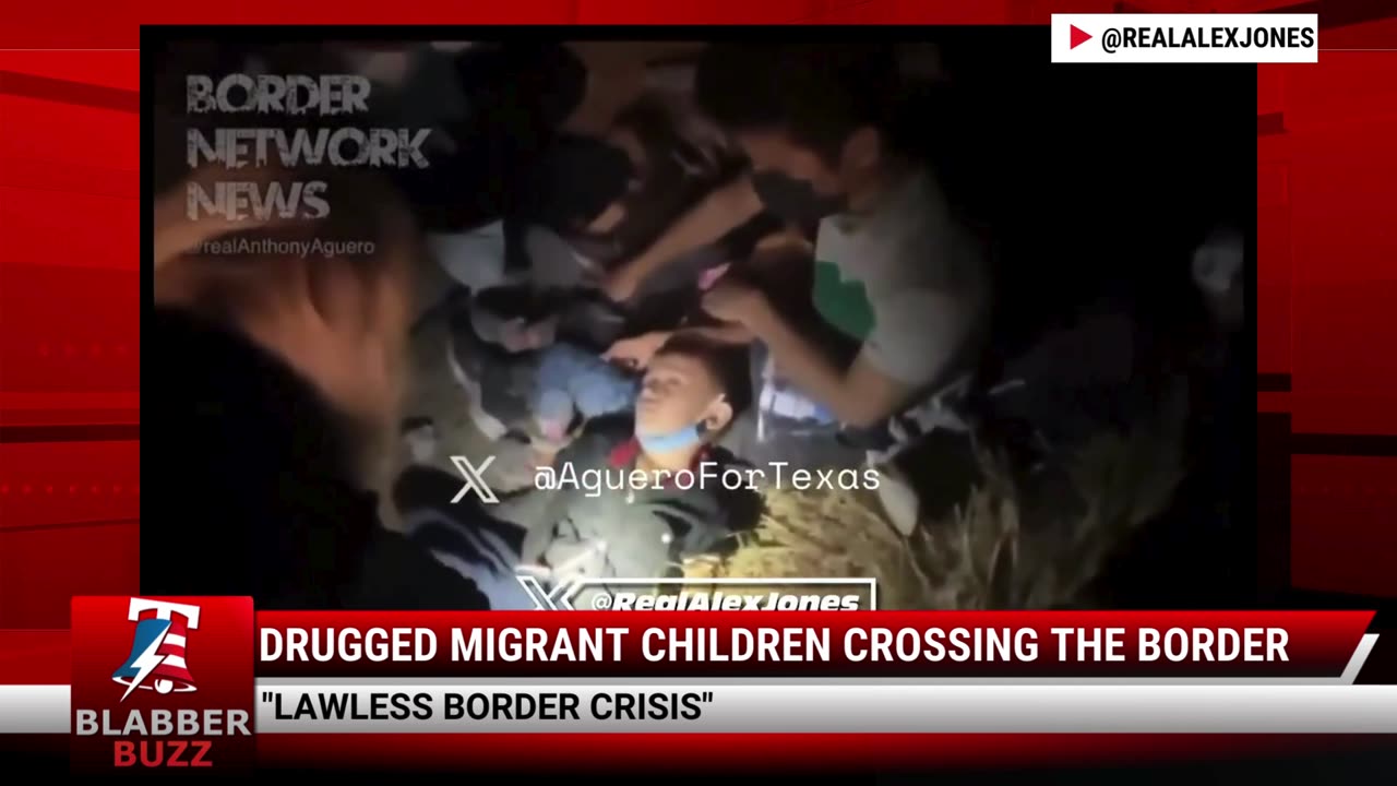 Drugged Migrant Children Crossing The Border