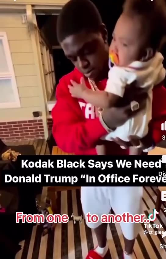 "We Need Donald Trump in Office, Forever" - Top Rapper Kodak Black Endorses Trump