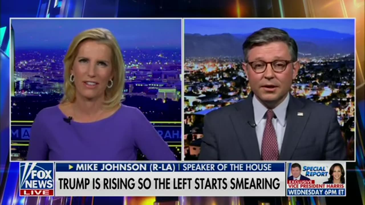 Mike Johnson Criticizes Broadcast Media, Defends Trump's Refusal to Release Medical Records
