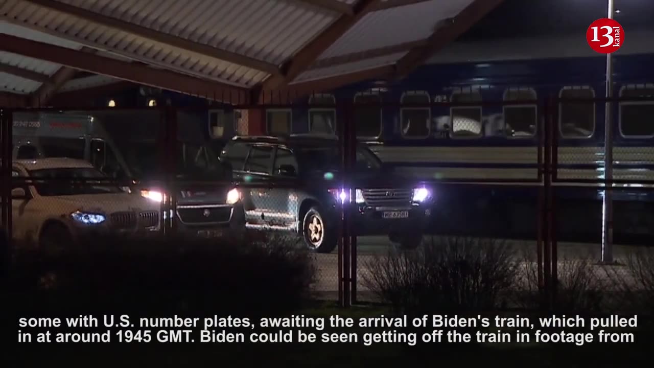 U.S. President Biden arrives in Poland from Kyiv by train