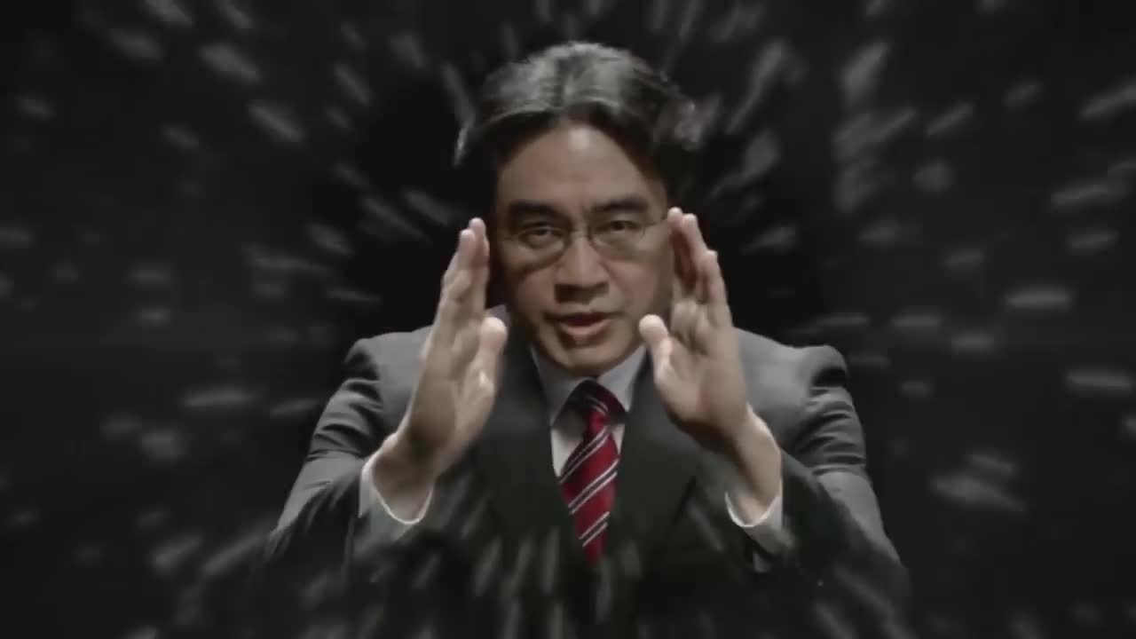 STANDING HERE, I REALIZE but it's REGGIE vs IWATA