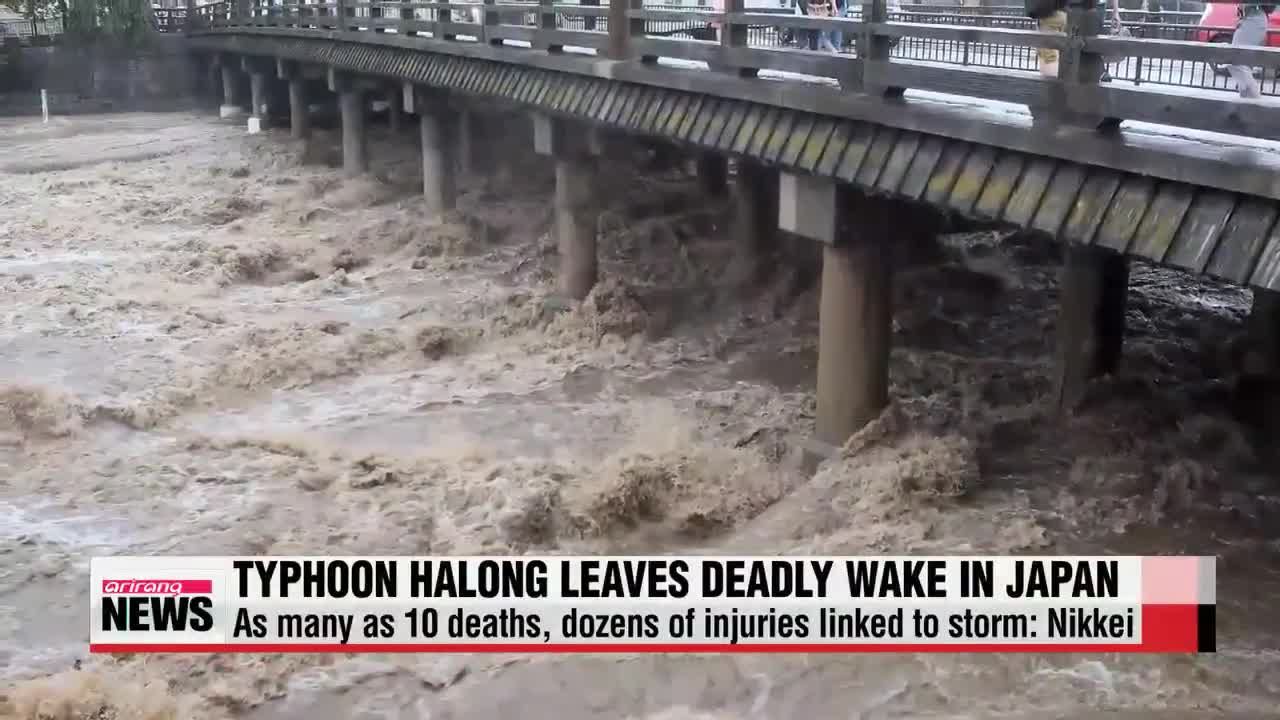 Typhoon Halong claims 10 lives in Japan: local media