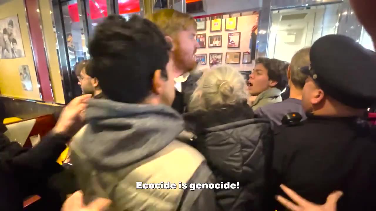 Climate Activists Swarm Joe Manchin at Diner, Jump in Front of SUV