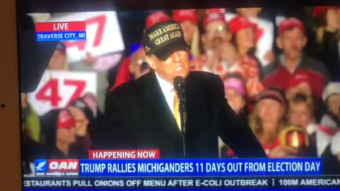 🦅 OANN President Donald Trump rallies Michiganders 11 days out from Election Day 10:43 pm