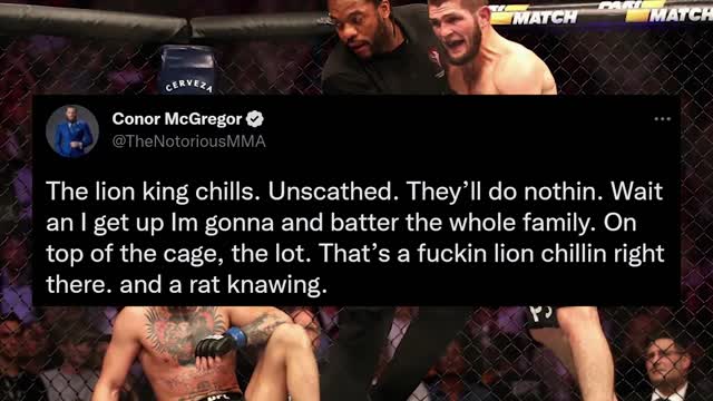 Conor McGregor goes off on Joe Rogan for saying he was cheating against Khabib
