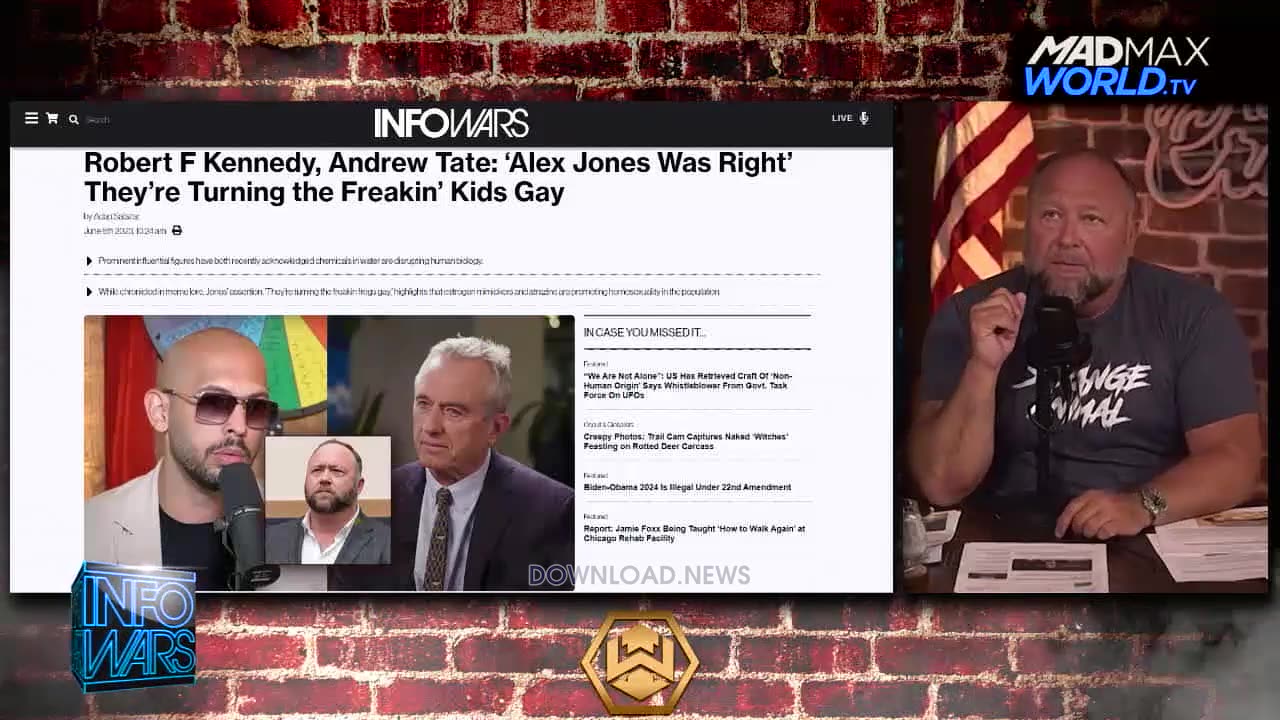 Alex Jones: None Of The Globalists Are Atheists, They're All Satanic Pedophiles - 6/6/23