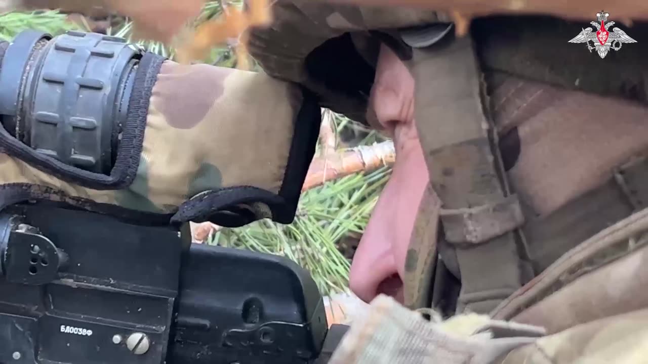 Snipers "Braves" destroy the enemy at the front near Kremenna-Svatovo