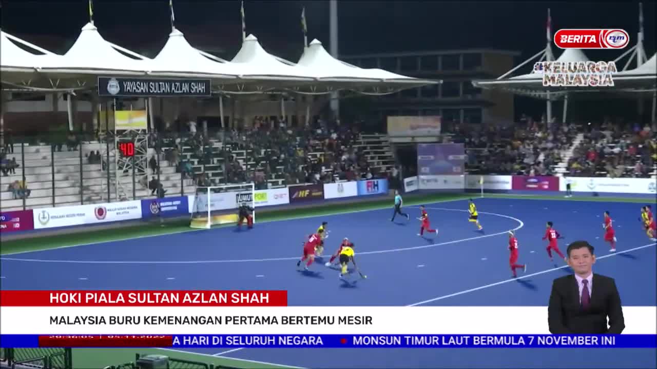 5 NOV 2022 B.PERDANA - HOKI PIALA SULTAN AZLAN SHAH: MALAYSIA BURU KEMENANGAN PERTAMA BERTEMU MESIR