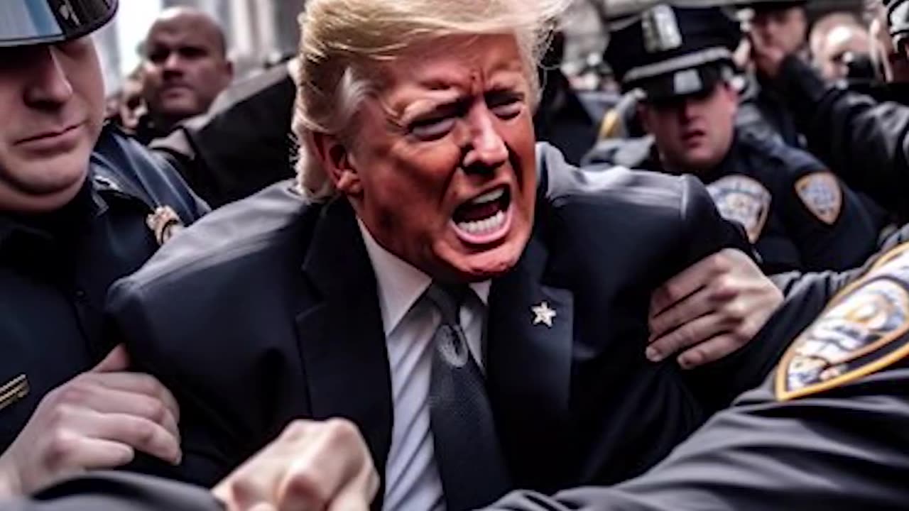 AI Predicts Donald Trump's Arrest !!!! #shorts