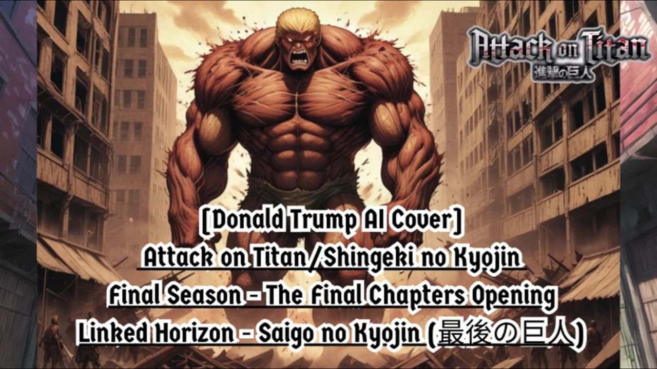 [Donald Trump AI Cover] AttackonTitan:FinalSeason TheFinalChapters LinkedHorizon - Saigo no Kyojin