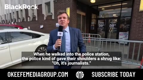 Blackrock Recruiter Runs From James O'Keefe Right Into A Police Station
