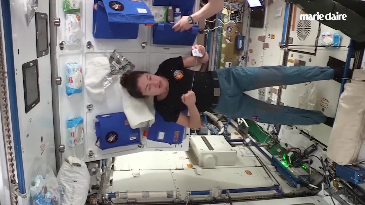 How NASA's Female Astronauts Wash Hair, Exercise and Eat in Space | Marie Claire