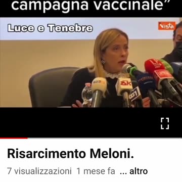 Meloni chiede un milliardo di Euro Vacs
