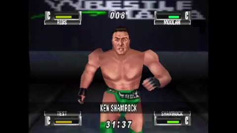 Ken Shamrock Ring Run - WWF No Mercy - Game Play Only