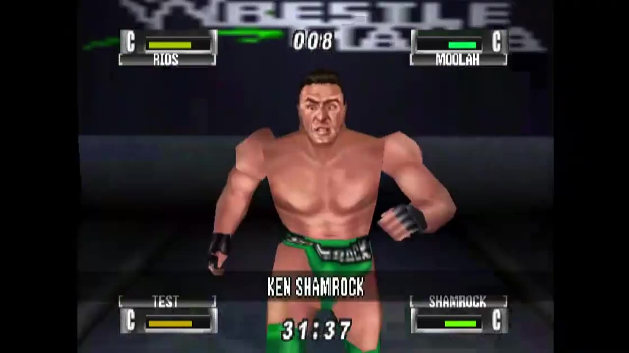 Ken Shamrock Ring Run - WWF No Mercy - Game Play Only