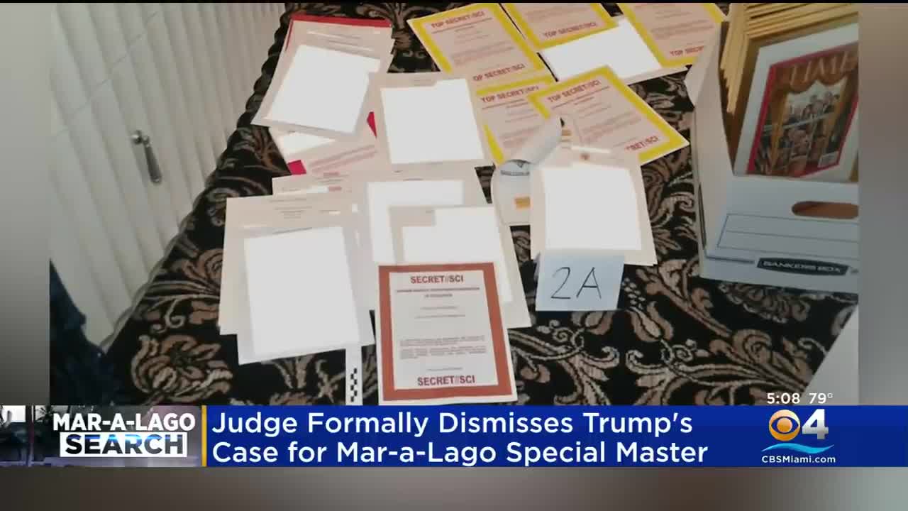 Trump's Lawsuit Over Mar-A-Lago Documents Search Dismissed By Federal Judge